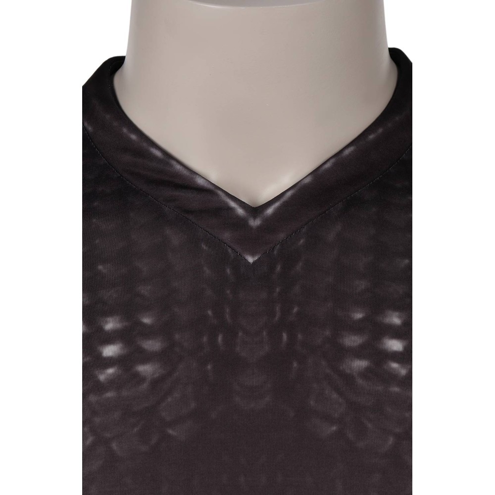 Aquaman Orm Printed Jumpsuit Suit Cosplay Costume Halloween Carnival Outfit