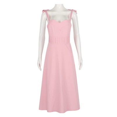Apple Cider Vinegar (2025) Emily Pink Long Dress Cosplay Costume Halloween Carnival Outfit