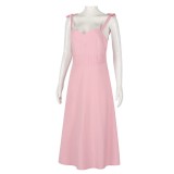Apple Cider Vinegar (2025) Emily Pink Long Dress Cosplay Costume Halloween Carnival Outfit