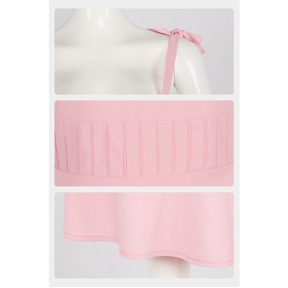 Apple Cider Vinegar (2025) Emily Pink Long Dress Cosplay Costume Halloween Carnival Outfit