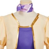 Apocalypse Hotel Yachiyo Women Purple Dress Party Cosplay Costume Halloween Carnival