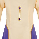 Apocalypse Hotel Yachiyo Women Purple Dress Party Cosplay Costume Halloween Carnival