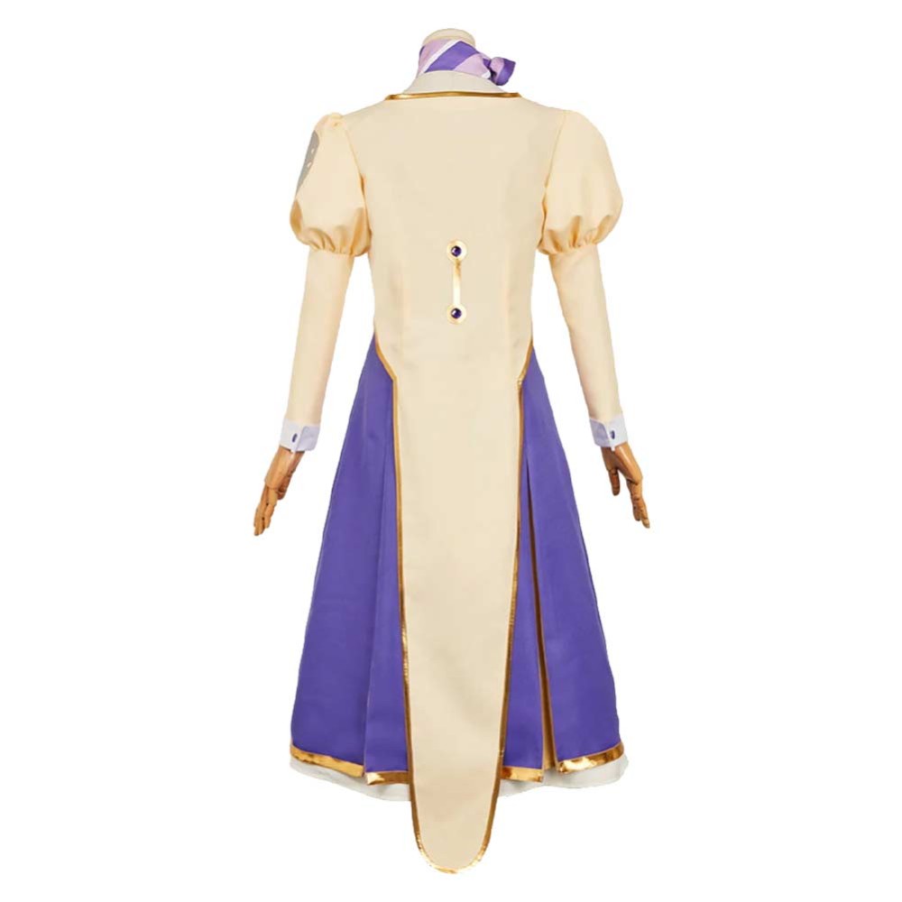 Apocalypse Hotel Yachiyo Women Coat Dress Set Party Cosplay Costume Halloween Carnival