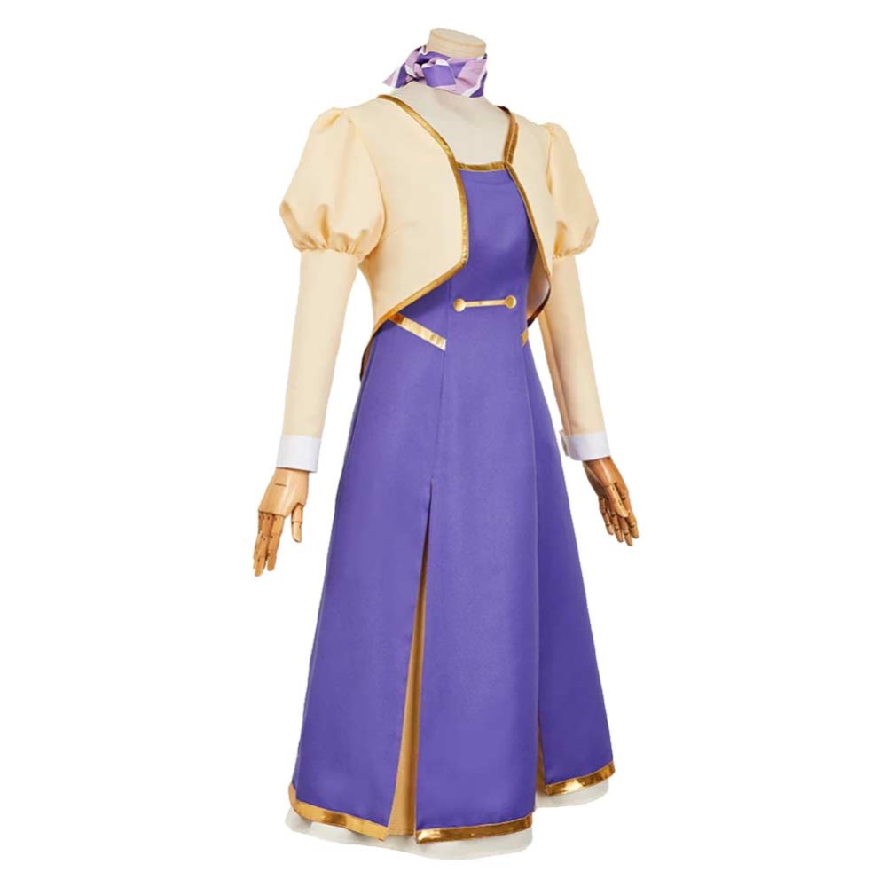 Apocalypse Hotel Yachiyo Women Coat Dress Set Party Cosplay Costume Halloween Carnival