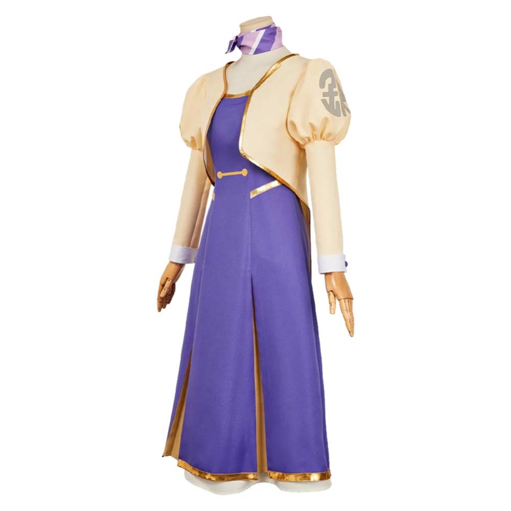 Apocalypse Hotel Yachiyo Women Coat Dress Set Party Cosplay Costume Halloween Carnival