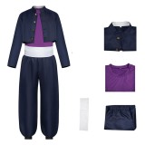 Aoi Todo Blue Cosplay Costume Halloween Carnival Outfit