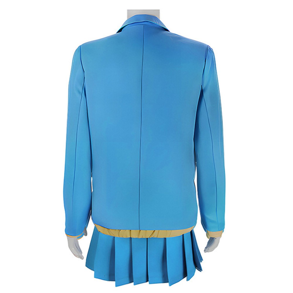 Ao no Hako Kano Chinatsu Women Blue Cosplay Costume Halloween Carnival Outfit
