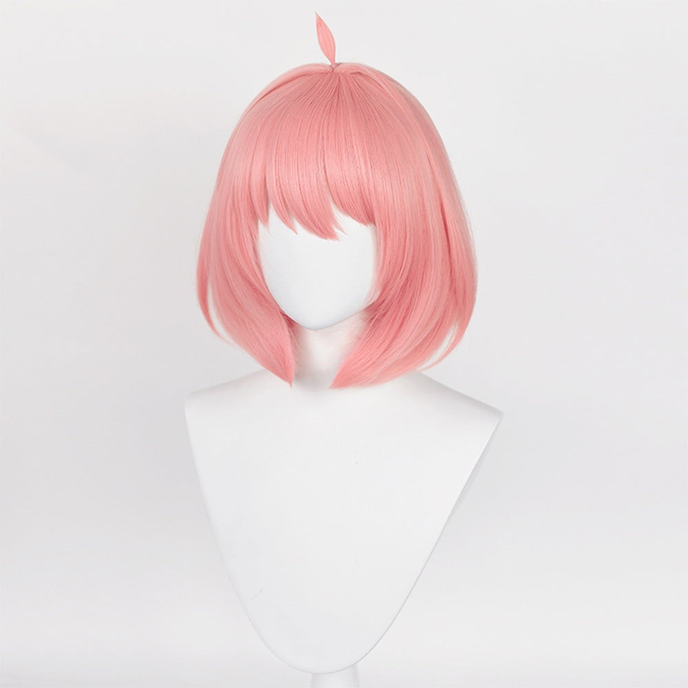 Anya Forger Wig Heat Resistant Synthetic Hair Party Props Cosplay Costume Halloween Carnival