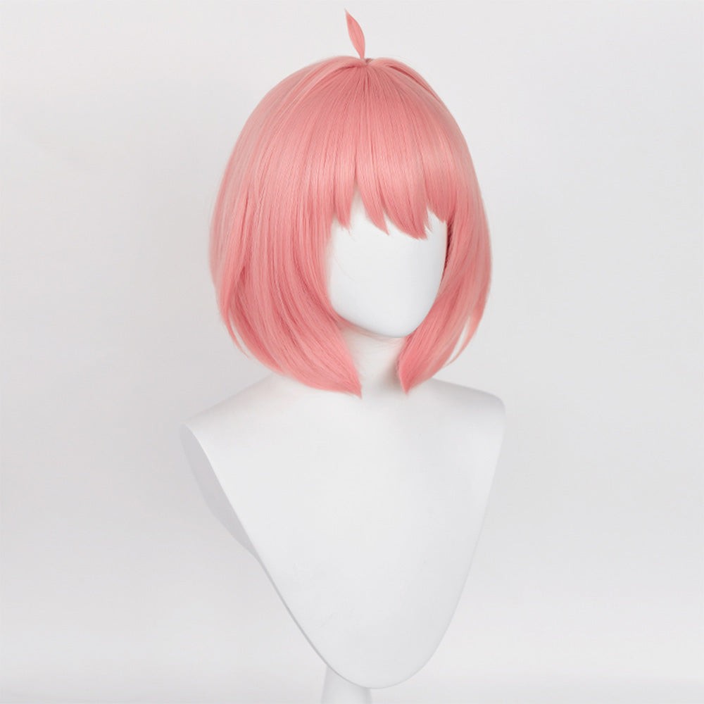 Anya Forger Wig Heat Resistant Synthetic Hair Party Props Cosplay Costume Halloween Carnival