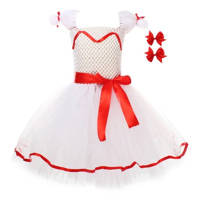 Annabelle Kids Children Tutu Skirt Party Cosplay Costume Halloween Carnival Outfit