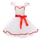 Annabelle Kids Children Tutu Skirt Party Cosplay Costume Halloween Carnival Outfit