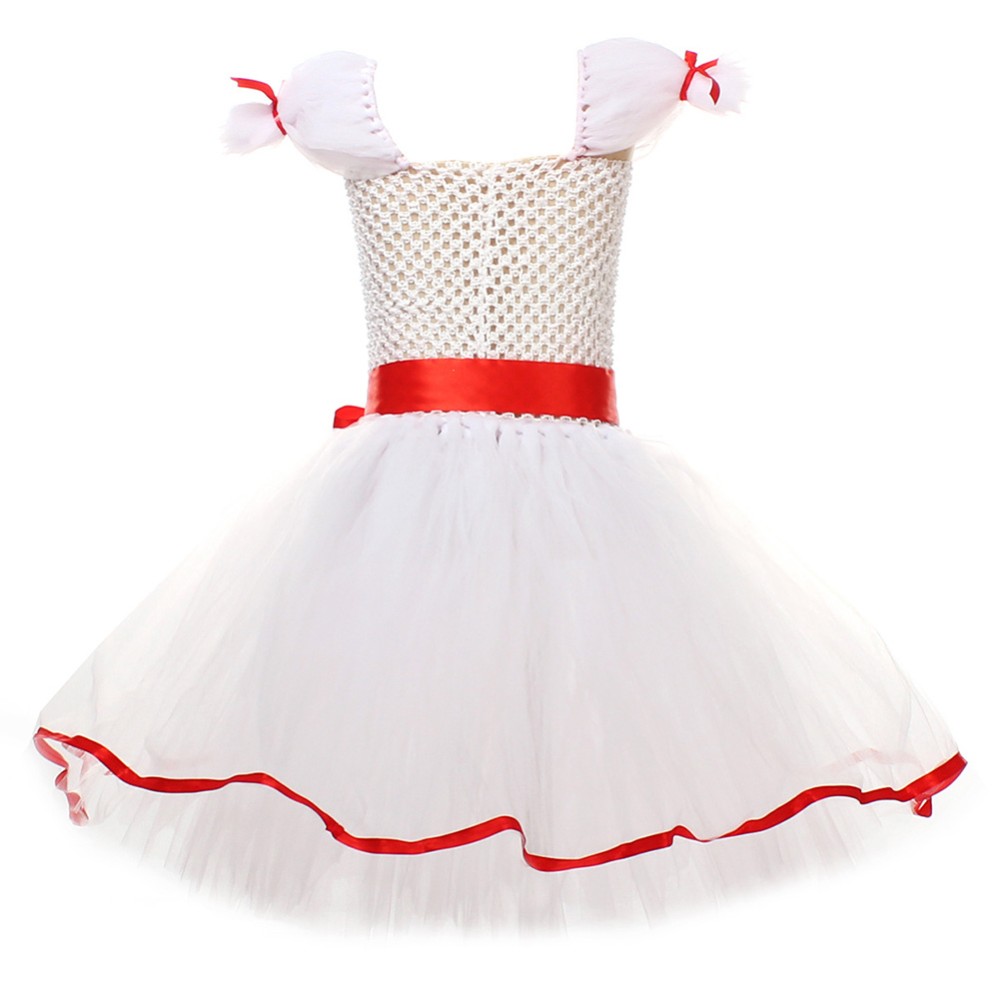 Annabelle Kids Children Tutu Skirt Party Cosplay Costume Halloween Carnival Outfit