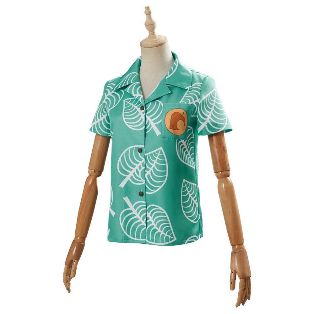 Animal Crossing Timmy &amp; Tommy Top Shirt Coat Festival Cosplay Costume Halloween Carnival Outfit