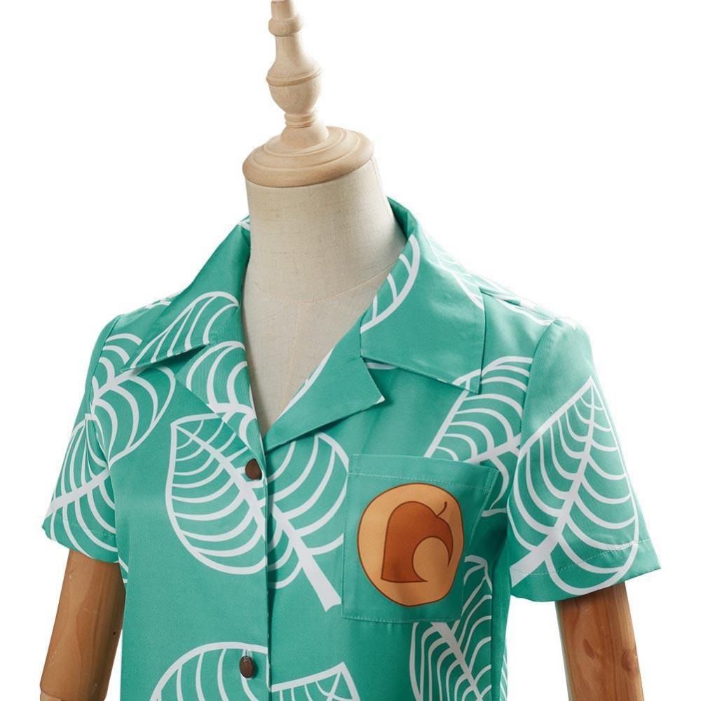 Animal Crossing Timmy &amp; Tommy Top Shirt Coat Festival Cosplay Costume Halloween Carnival Outfit