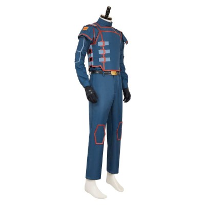 Andor Season 2 Syril Karn Blue Imperial Uniform Cosplay Costume Halloween Carnival Outfit