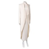Andor Season 2 Mon Mothma Women White Dress Cosplay Costume Halloween Carnival Outfit