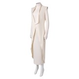 Andor Season 2 Mon Mothma Women White Dress Cosplay Costume Halloween Carnival Outfit