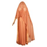 Andor Season 2 Mon Mothma Golden Veil Gown Set Party Cosplay Costume Halloween Carnival