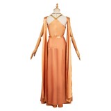 Andor Season 2 Mon Mothma Golden Veil Gown Set Party Cosplay Costume Halloween Carnival