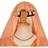 Andor Season 2 Mon Mothma Golden Veil Gown Set Party Cosplay Costume Halloween Carnival