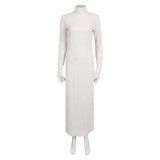 Andor Season 2 Mon Mothma Beige Formal Dress Cosplay Costume Halloween Carnival Outfit
