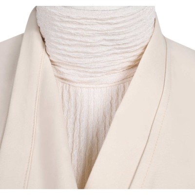 Andor Season 2 Mon Mothma Beige Formal Dress Cosplay Costume Halloween Carnival Outfit