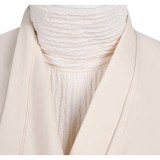 Andor Season 2 Mon Mothma Beige Formal Dress Cosplay Costume Halloween Carnival Outfit