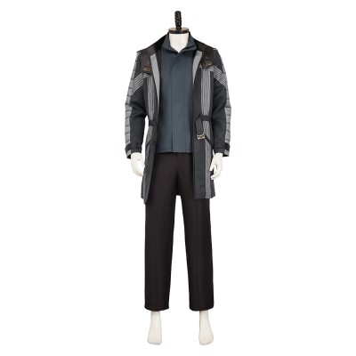 Andor Season 2 Cassian Andor Grey Coat Set Cosplay Costume Halloween Carnival Outfit