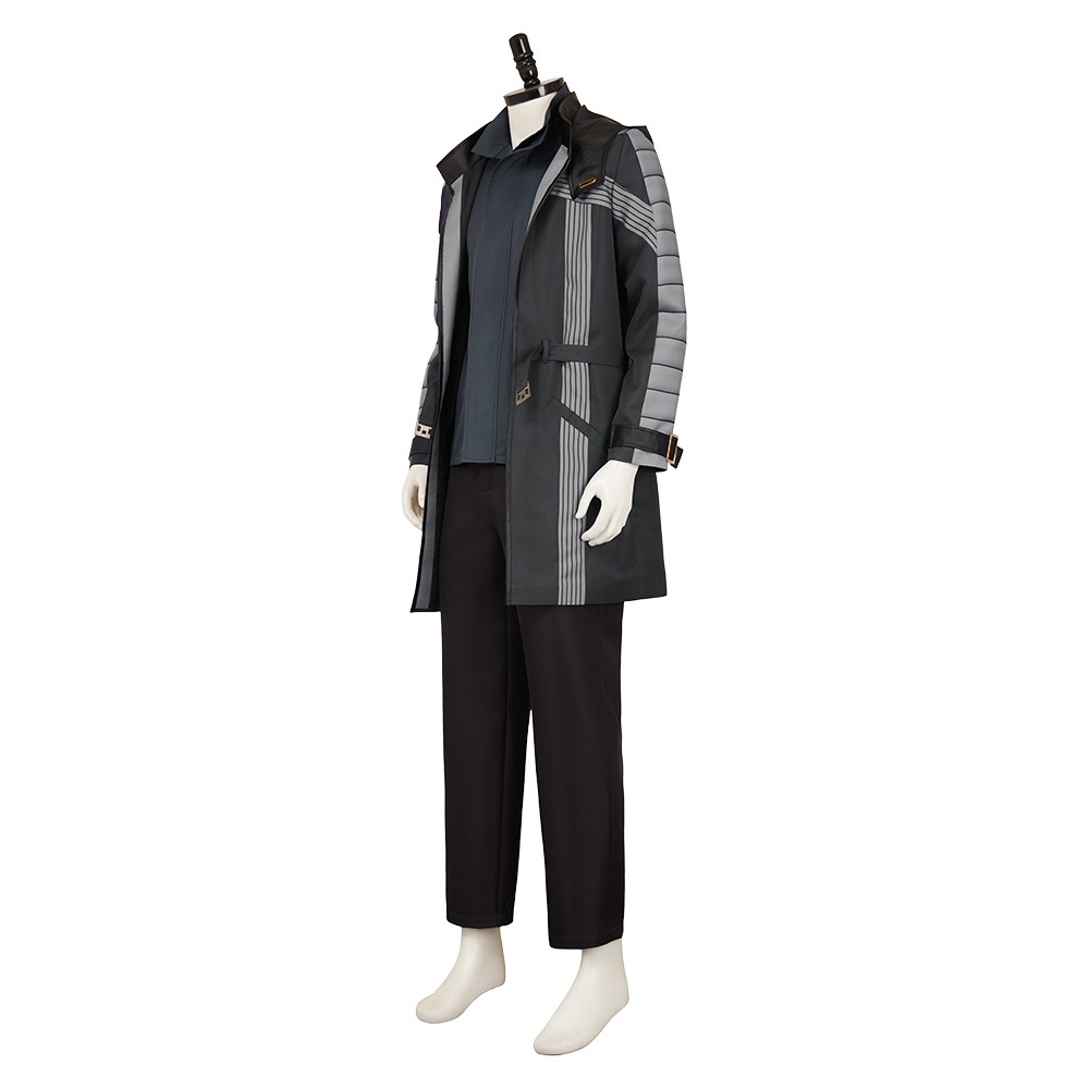 Andor Season 2 Cassian Andor Grey Coat Set Cosplay Costume Halloween Carnival Outfit