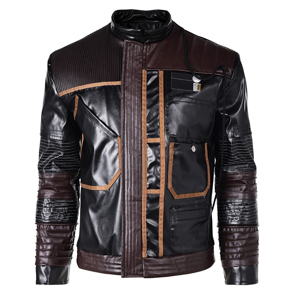 Andor Season 2 Cassian Andor Black Leather Jakcket Suit Cosplay Costume Halloween Carnival Outfit