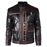 Andor Season 2 Cassian Andor Black Leather Jakcket Suit Cosplay Costume Halloween Carnival Outfit