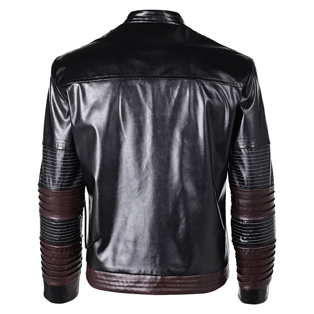 Andor Season 2 Cassian Andor Black Leather Jakcket Suit Cosplay Costume Halloween Carnival Outfit