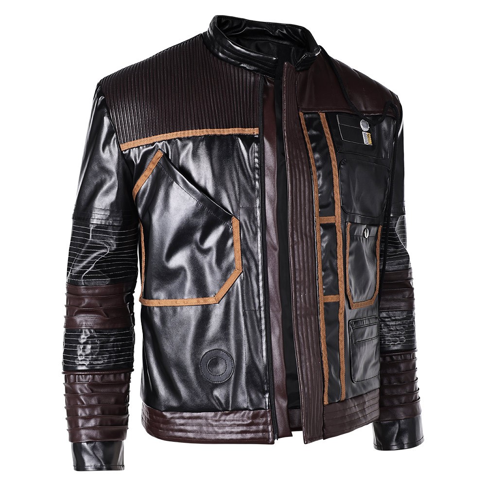 Andor Season 2 Cassian Andor Black Leather Jakcket Suit Cosplay Costume Halloween Carnival Outfit