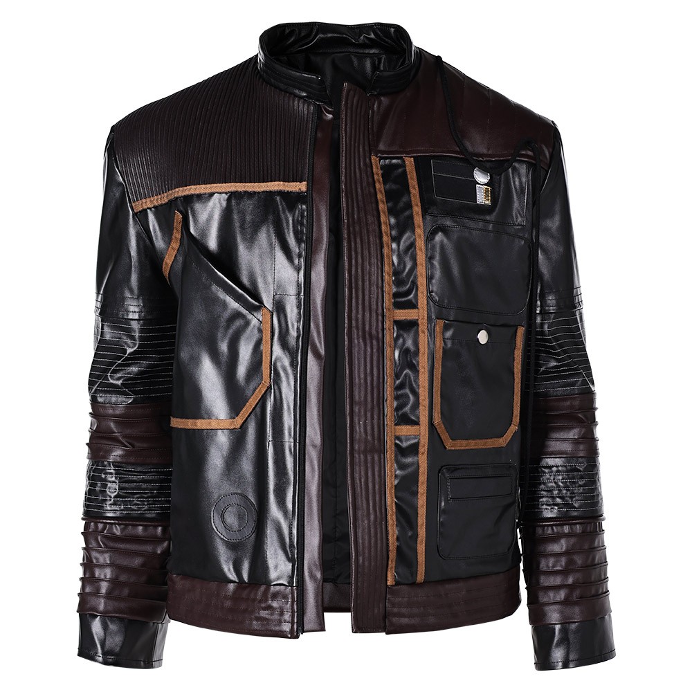 Andor Season 2 Cassian Andor Black Leather Jakcket Suit Cosplay Costume Halloween Carnival Outfit