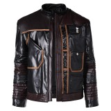 Andor Season 2 Cassian Andor Black Leather Jakcket Suit Cosplay Costume Halloween Carnival Outfit