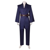 Anakin Skywalker Jedi Knight Dark Blue Uniform Suit Cosplay Costume Halloween Carnival Outfit