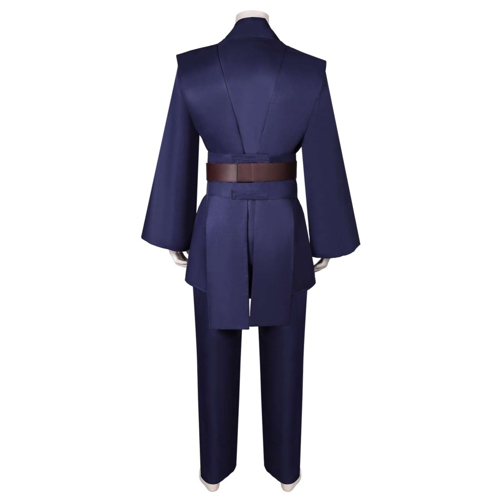Anakin Skywalker Jedi Knight Dark Blue Uniform Suit Cosplay Costume Halloween Carnival Outfit