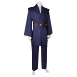 Anakin Skywalker Jedi Knight Dark Blue Uniform Suit Cosplay Costume Halloween Carnival Outfit