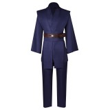 Anakin Skywalker Jedi Knight Dark Blue Uniform Suit Cosplay Costume Halloween Carnival Outfit