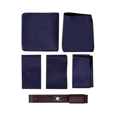 Anakin Skywalker Jedi Knight Dark Blue Uniform Suit Cosplay Costume Halloween Carnival Outfit