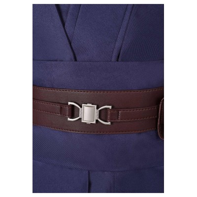 Anakin Skywalker Jedi Knight Dark Blue Uniform Suit Cosplay Costume Halloween Carnival Outfit