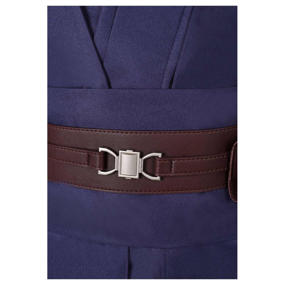 Anakin Skywalker Jedi Knight Dark Blue Uniform Suit Cosplay Costume Halloween Carnival Outfit