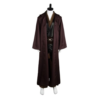 Anakin Skywalker Jedi Robe Suit Cosplay Costume Halloween Carnival Outfit