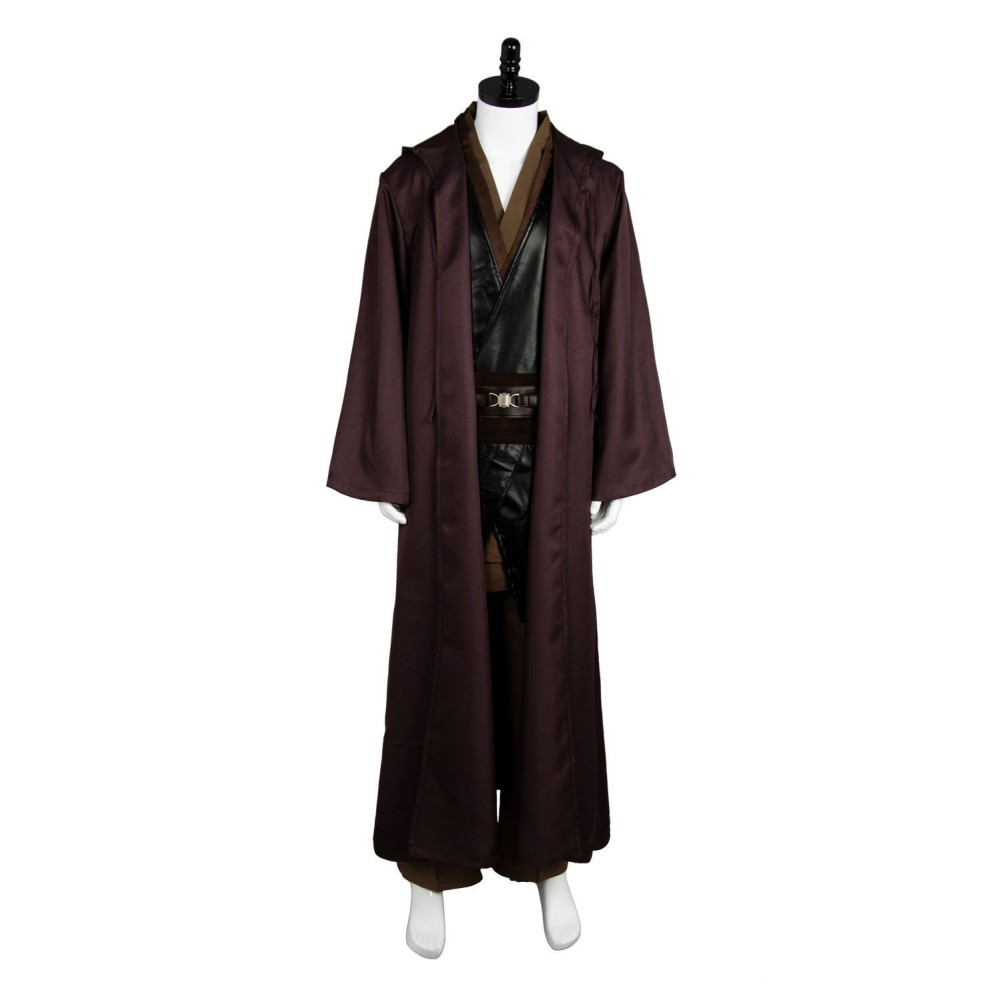 Anakin Skywalker Jedi Robe Suit Cosplay Costume Halloween Carnival Outfit