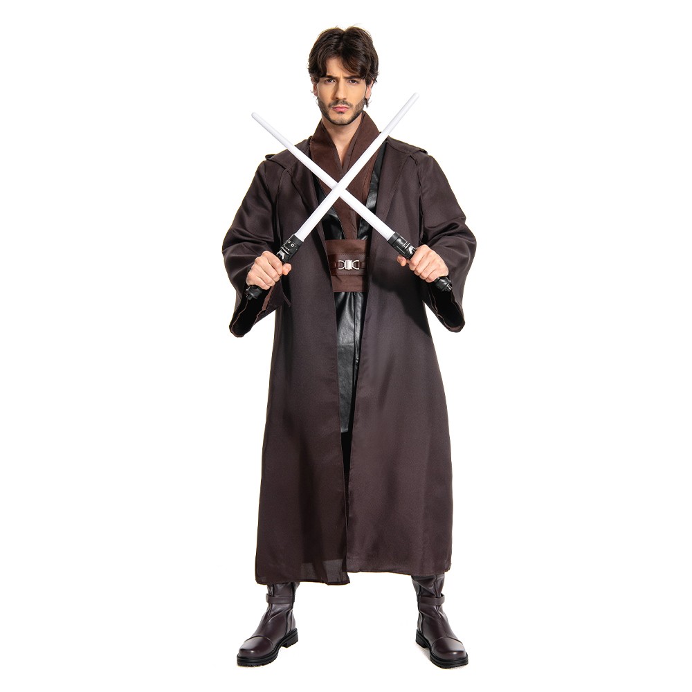 Anakin Skywalker Jedi Robe Suit Cosplay Costume Halloween Carnival Outfit