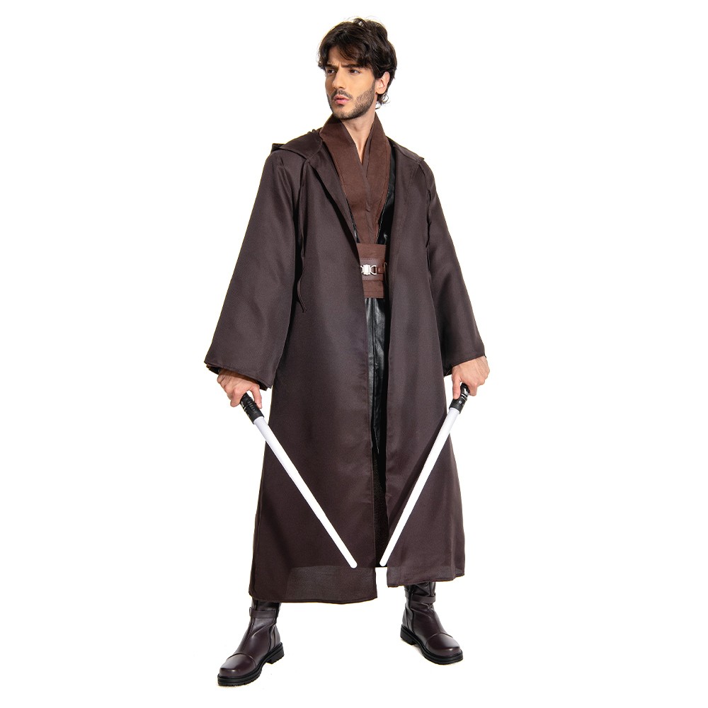 Anakin Skywalker Jedi Robe Suit Cosplay Costume Halloween Carnival Outfit