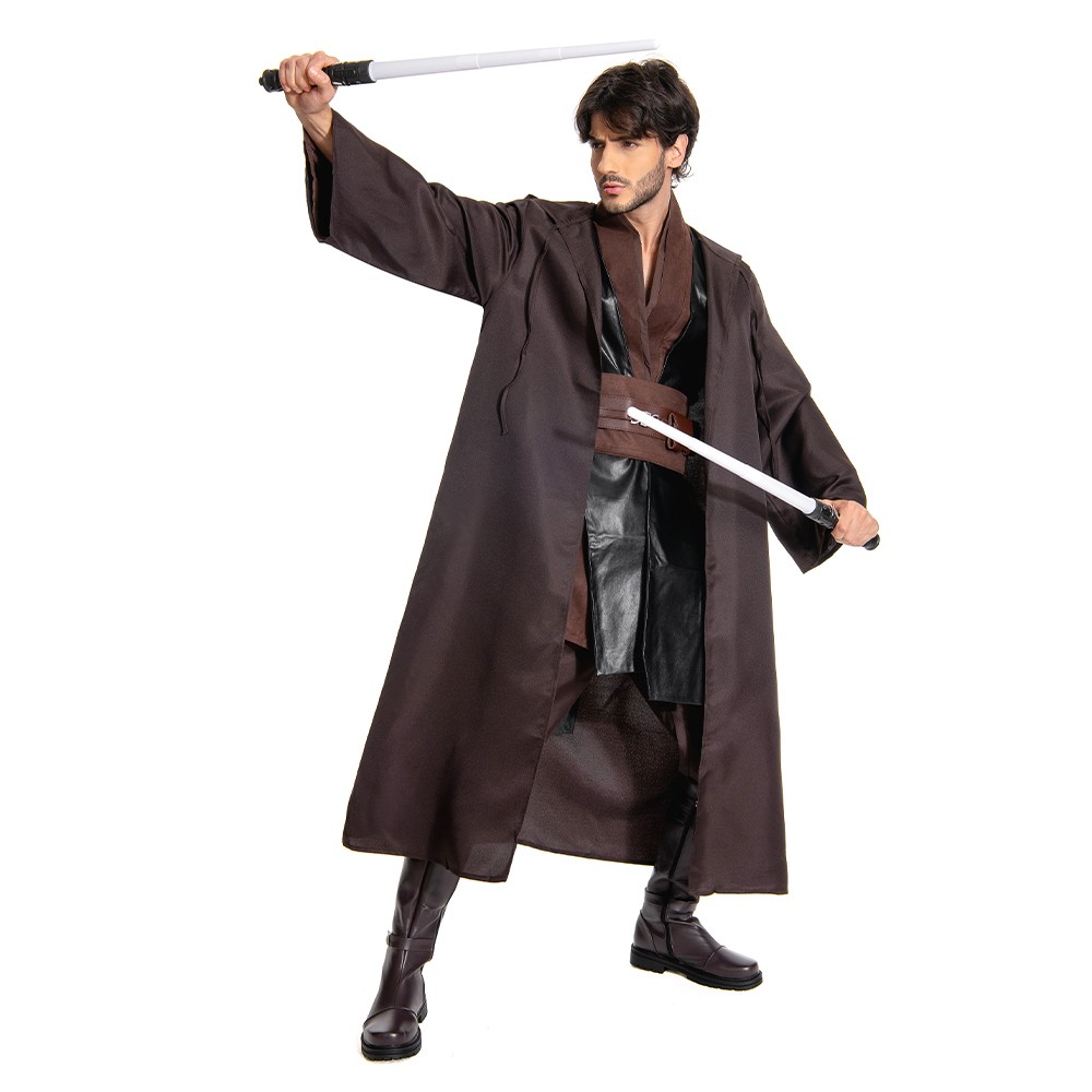 Anakin Skywalker Jedi Robe Suit Cosplay Costume Halloween Carnival Outfit