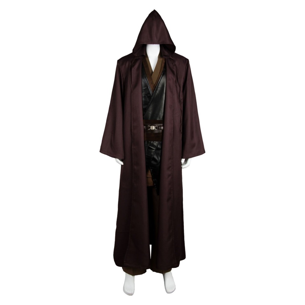 Anakin Skywalker Jedi Robe Suit Cosplay Costume Halloween Carnival Outfit