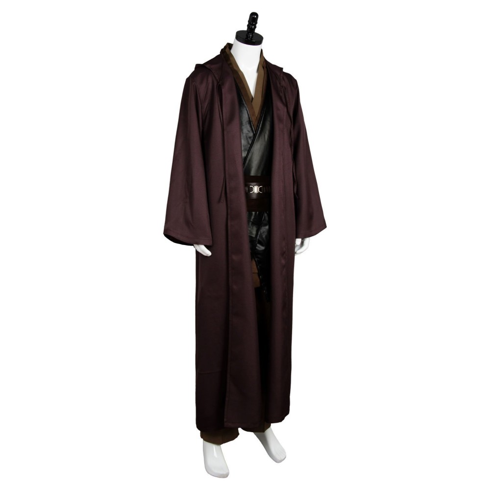 Anakin Skywalker Jedi Robe Suit Cosplay Costume Halloween Carnival Outfit
