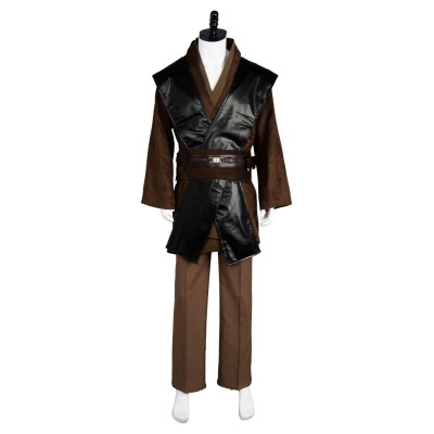 Anakin Skywalker Jedi Robe Suit Cosplay Costume Halloween Carnival Outfit